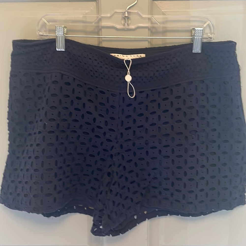 Trina Turk Navy Dress Shorts